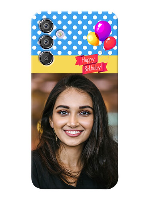 Custom Galaxy F15 5G custom mobile back covers: Happy Birthday Design