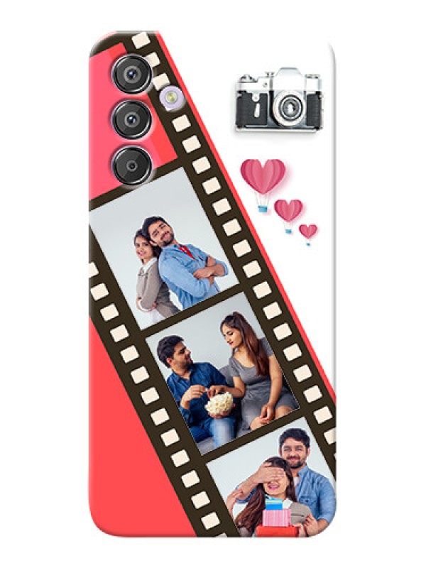 Custom Galaxy F15 5G custom phone covers: 3 Image Holder with Film Reel