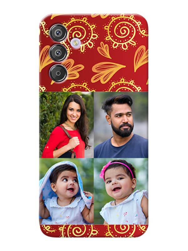 Custom Galaxy F15 5G Mobile Phone Cases: 4 Image Traditional Design