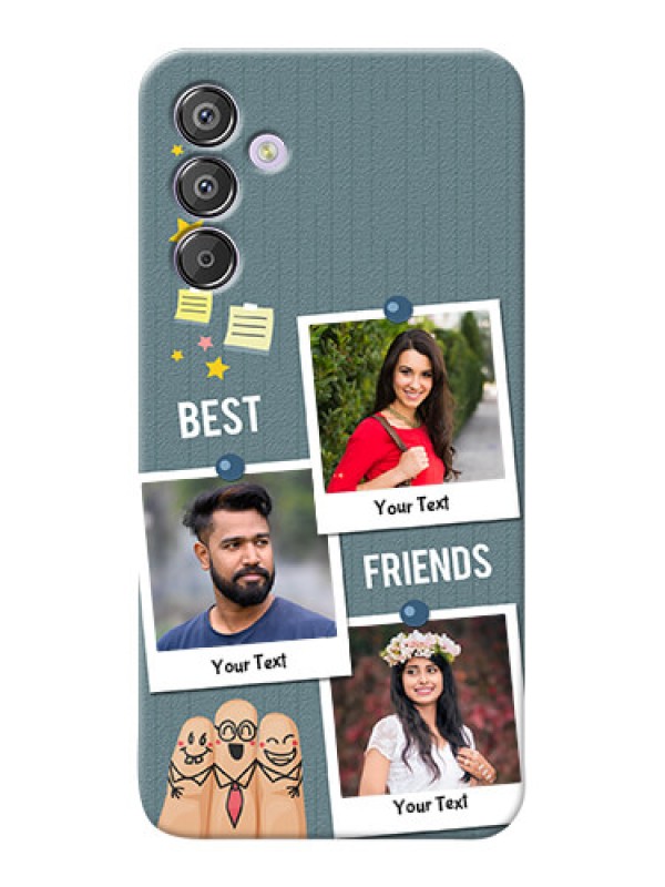 Custom Galaxy F15 5G Mobile Cases: Sticky Frames and Friendship Design