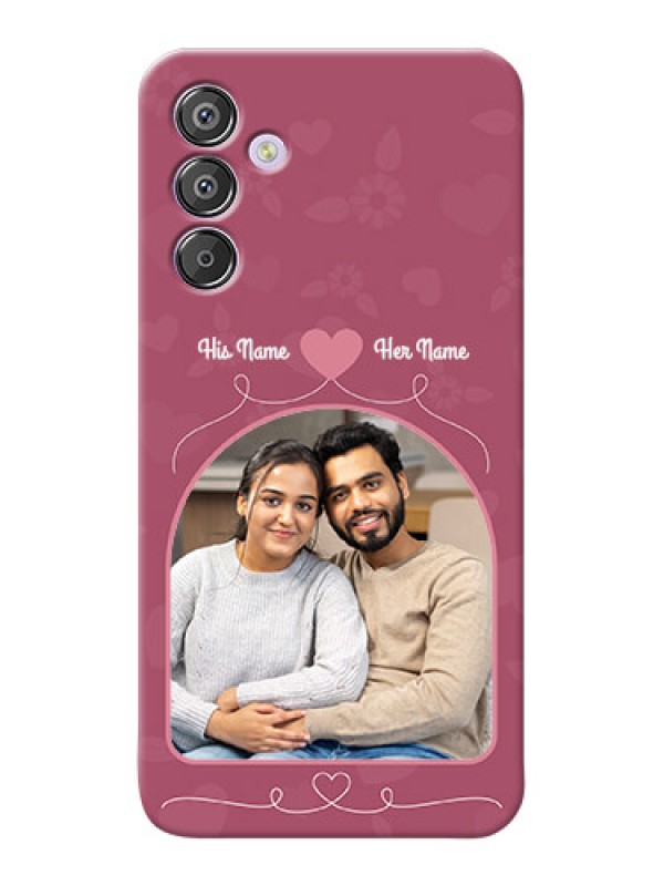 Custom Galaxy F15 5G mobile phone covers: Love Floral Design