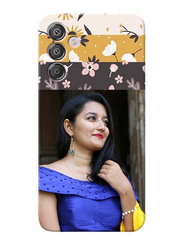 Custom Galaxy F15 5G mobile cases online: Stylish Floral Design