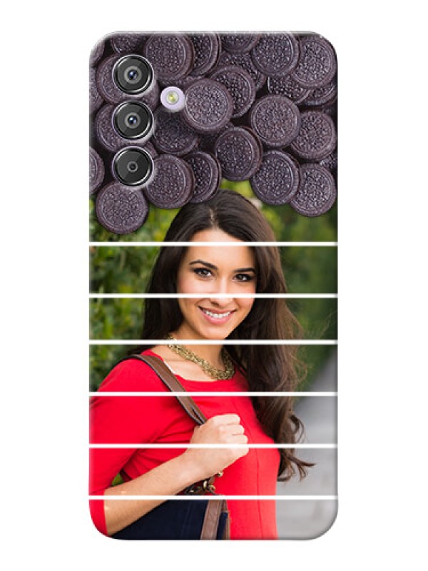 Custom Galaxy F15 5G Custom Mobile Covers with Oreo Biscuit Design