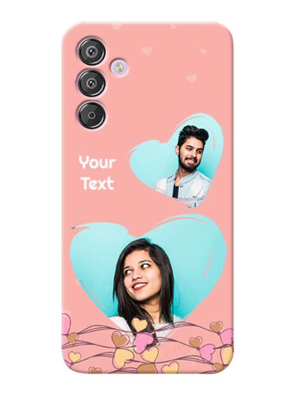 Custom Galaxy F15 5G customized phone cases: Love Doodle Design