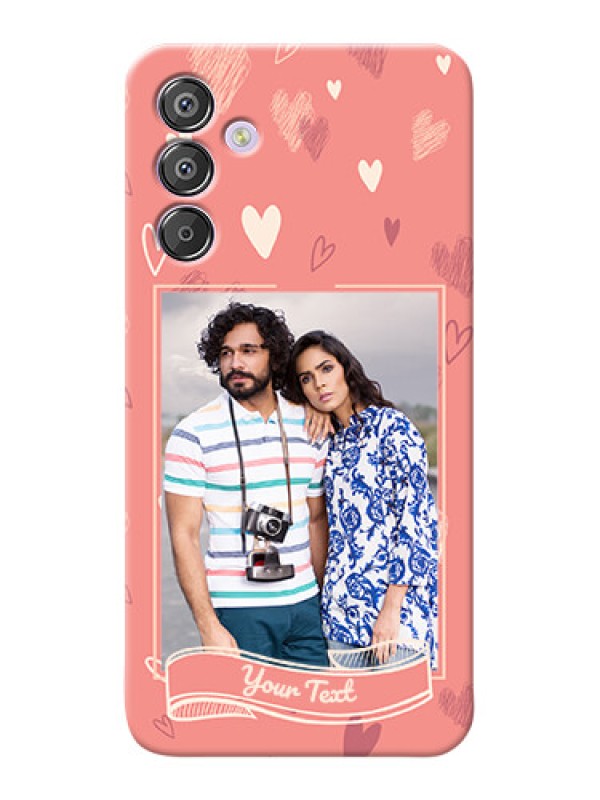 Custom Galaxy F15 5G custom mobile phone cases: love doodle art Design