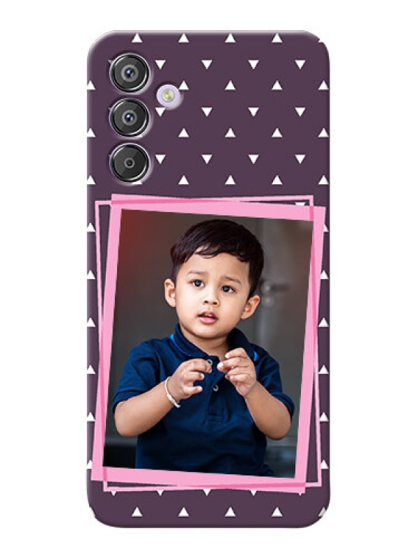 Custom Galaxy F15 5G Phone Cases: Triangle Pattern Dotted Design