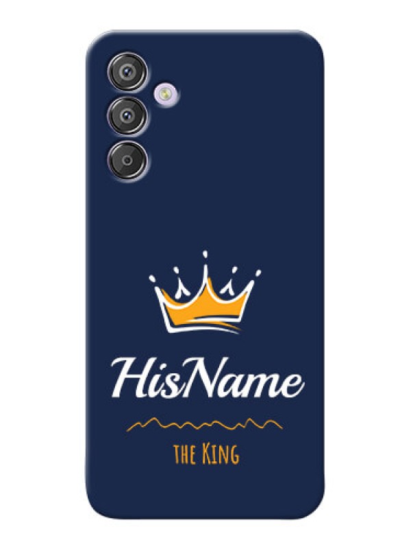 Custom Galaxy F15 5G King Phone Case with Name