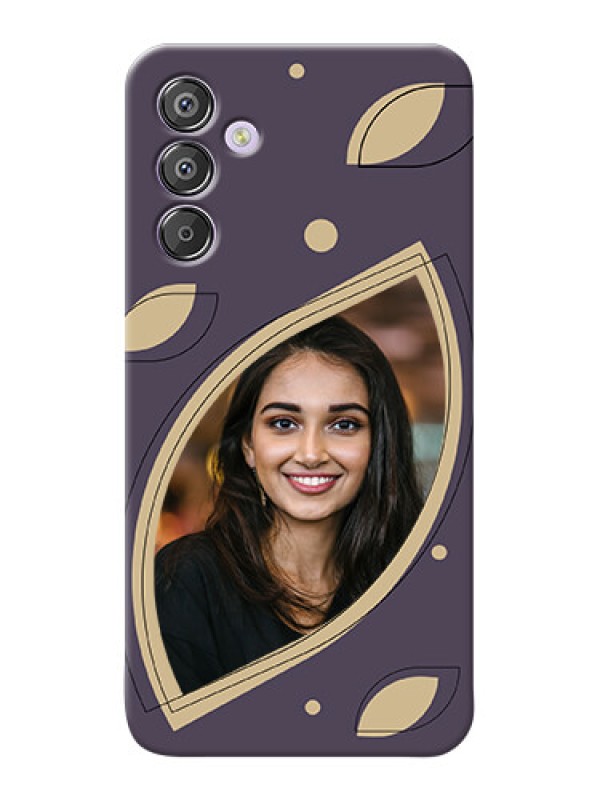 Custom Galaxy F15 5G Custom Mobile Case with Falling Leaf Design
