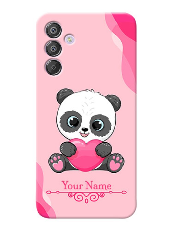 Custom Galaxy F15 5G Custom Mobile Case with Cute Panda Design