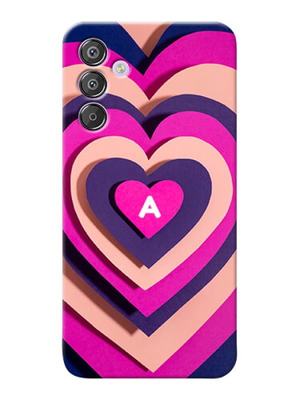 Custom Galaxy F15 5G Custom Mobile Case with Cute Heart Pattern Design