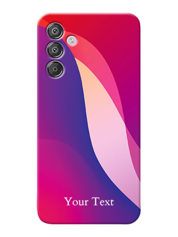 Custom Galaxy F15 5G Personalized Phone Case with Digital abstract Overlap Design