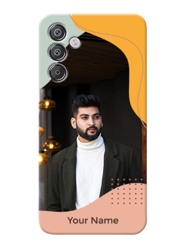 Custom Galaxy F15 5G Personalized Phone Case with Triwithcoloured overlay design