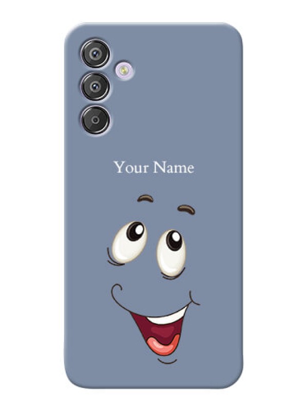 Custom Galaxy F15 5G Photo Printing on Case with Laughing Cartoon Face Design