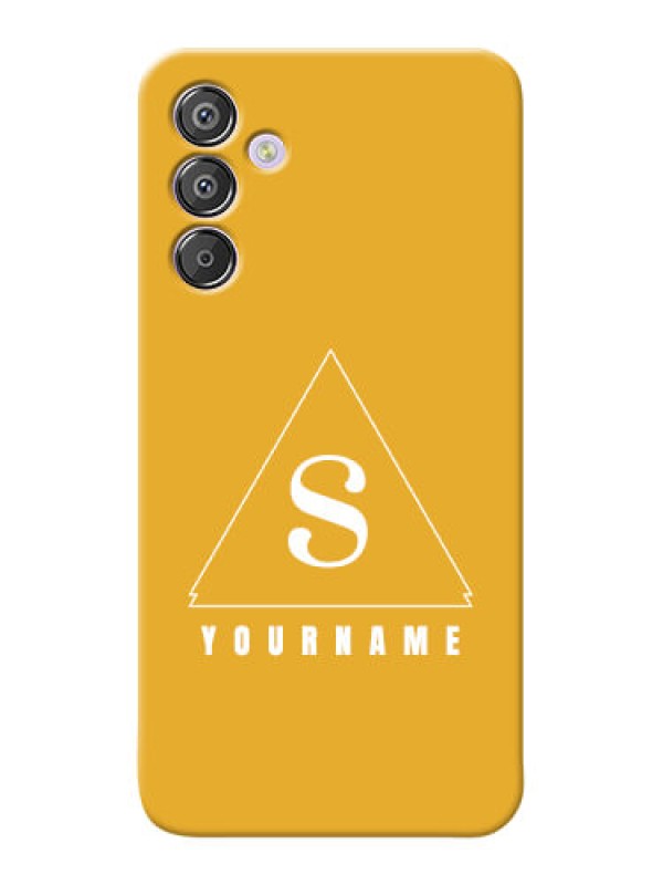 Custom Galaxy F15 5G Personalized Phone Case with simple triangle Design