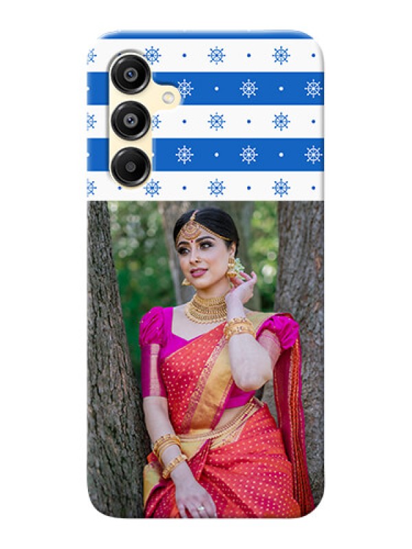 Custom Galaxy F16 5G custom mobile covers: Snow Pattern Design