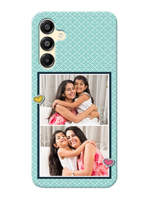 Custom Galaxy F16 5G Custom Phone Cases: 2 Image Holder with Pattern Design