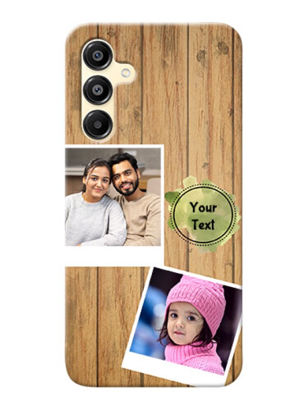 Custom Galaxy F16 5G Custom Mobile Phone Covers: Wooden Texture Design