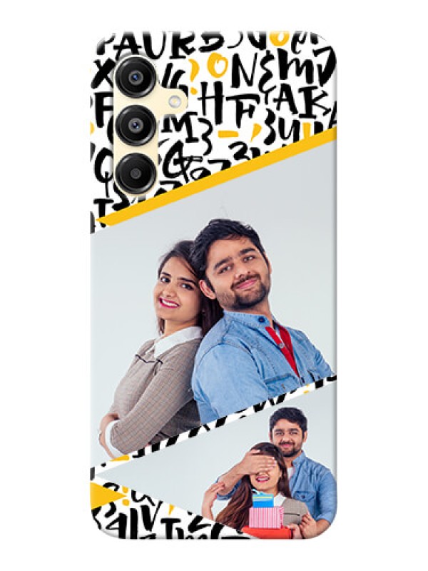 Custom Galaxy F16 5G Phone Back Covers: Letters Pattern Design