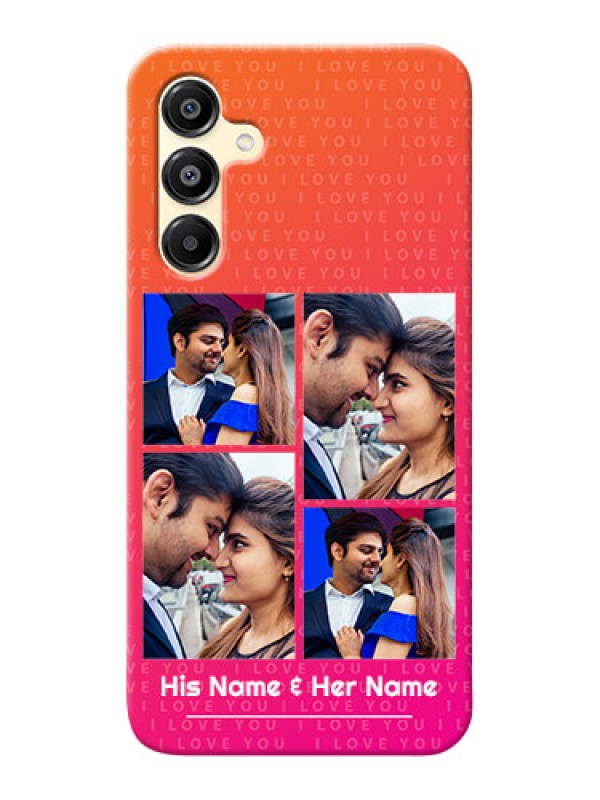 Custom Galaxy F16 5G custom back covers: I Love You Pink Design