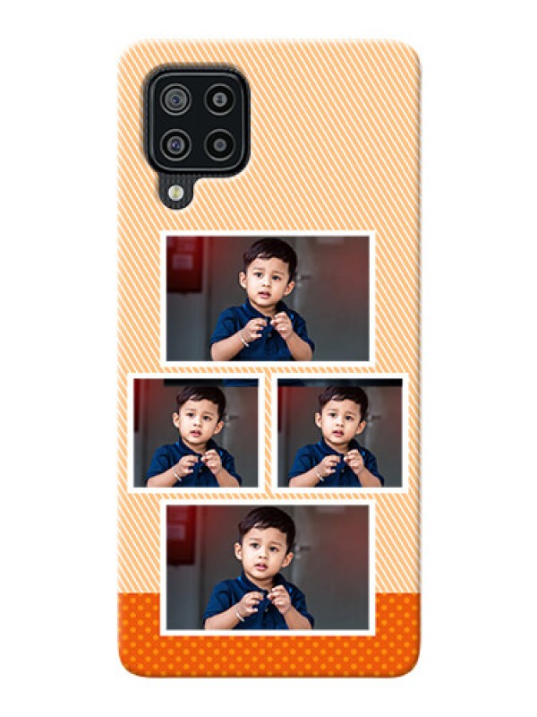 Custom Galaxy F22 Mobile Back Covers: Bulk Photos Upload Design