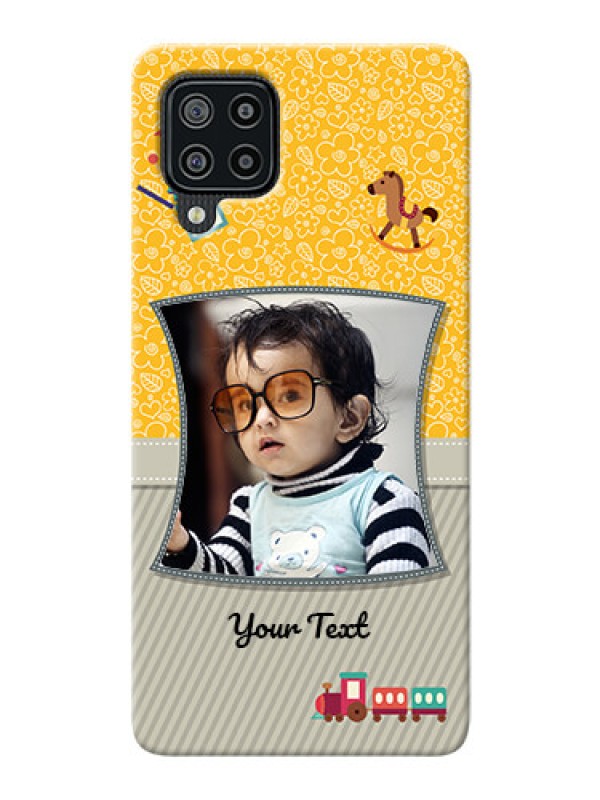 Custom Galaxy F22 Mobile Cases Online: Baby Picture Upload Design