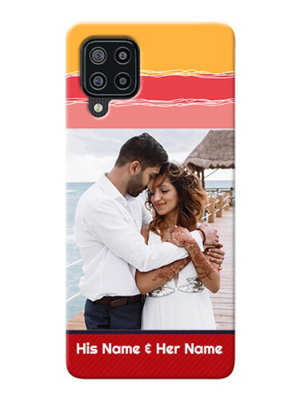 Custom Galaxy F22 custom mobile phone covers: Colorful Case Design