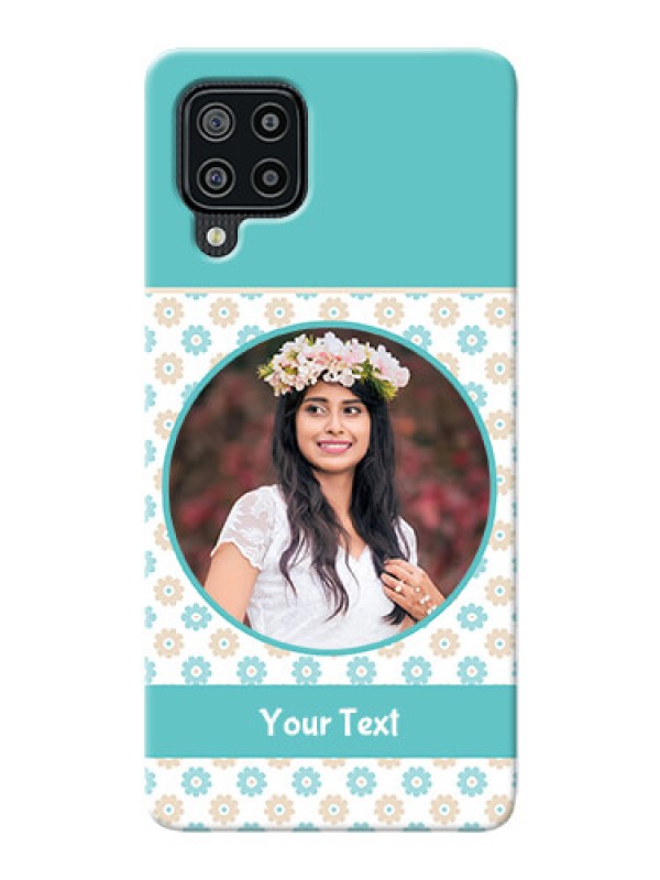 Custom Galaxy F22 Custom Mobile Back Covers: Beautiful Flowers Design