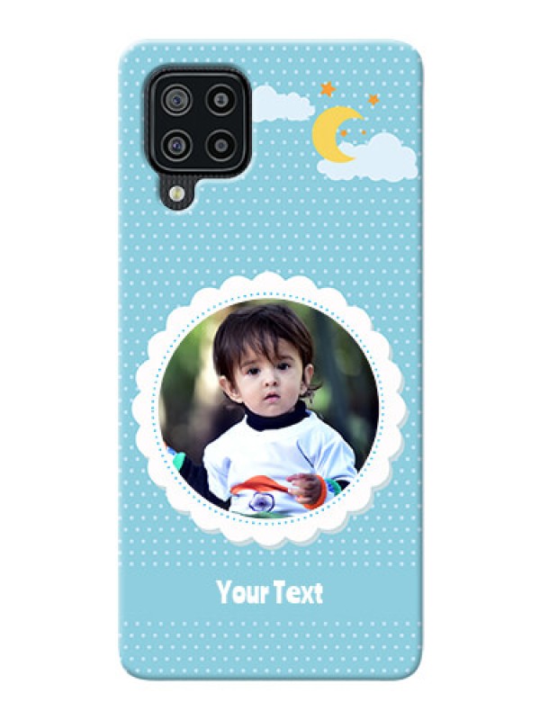 Custom Galaxy F22 mobile cases online: violet Pattern Design