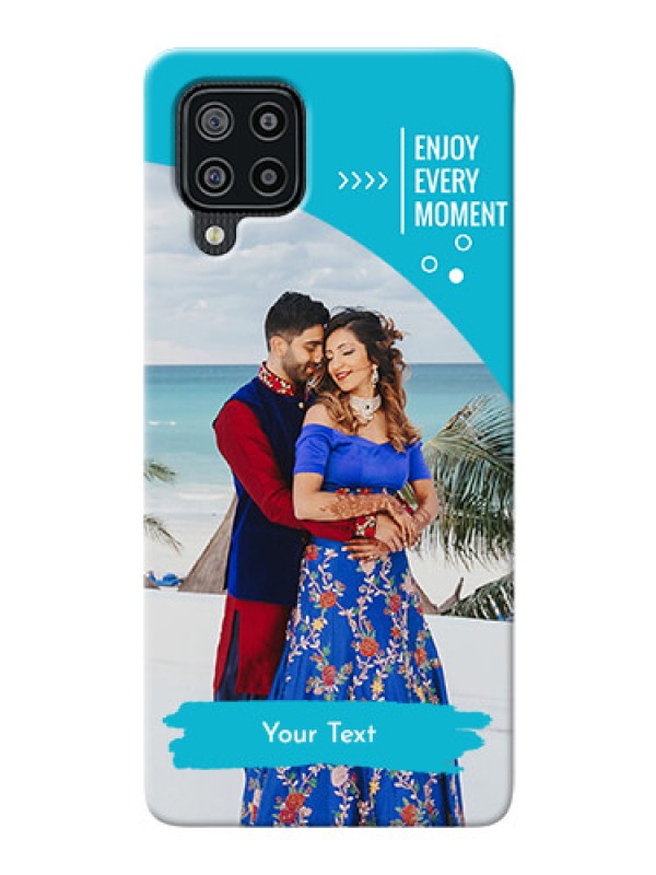 Custom Galaxy F22 Personalized Phone Covers: Happy Moment Design