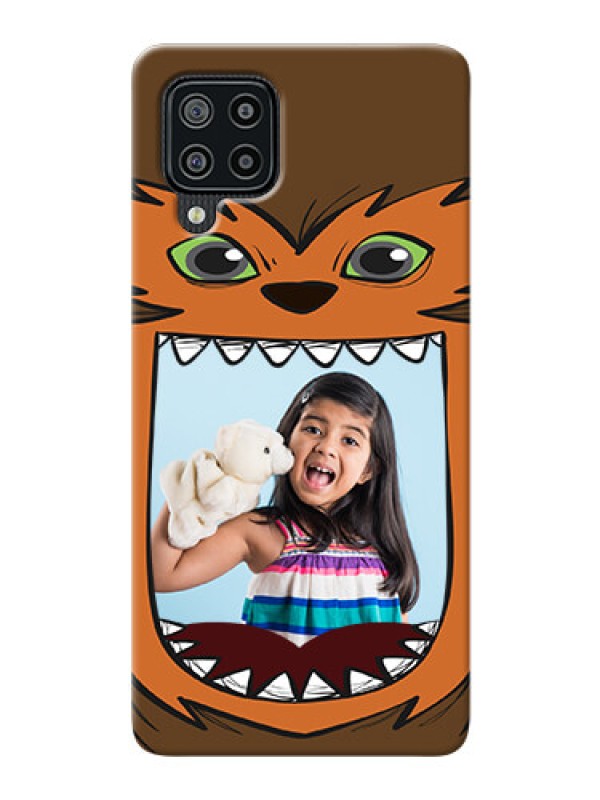 Custom Galaxy F22 Phone Covers: Owl Monster Back Case Design