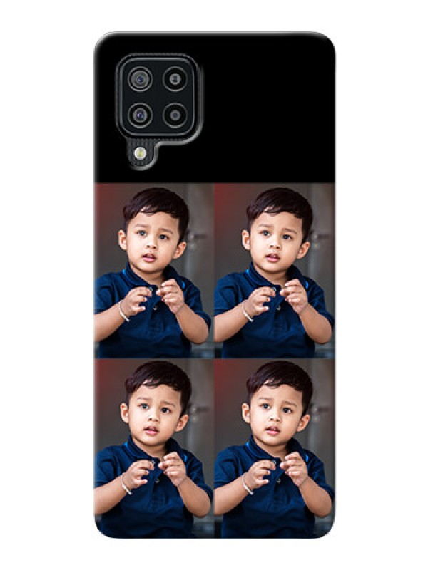 Custom Galaxy F22 4 Image Holder on Mobile Cover