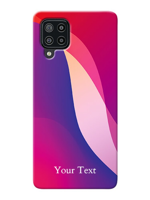 Custom Galaxy F22 Mobile Back Covers: Digital abstract Overlap Design