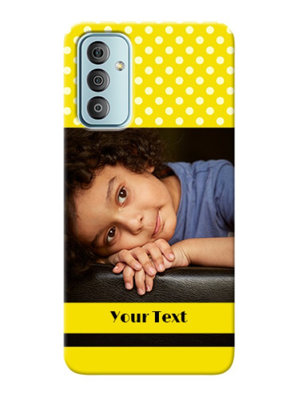 Custom Galaxy F23 Custom Mobile Covers: Bright Yellow Case Design