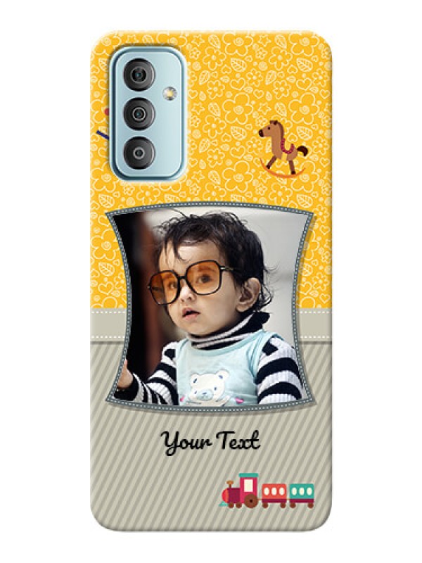 Custom Galaxy F23 Mobile Cases Online: Baby Picture Upload Design