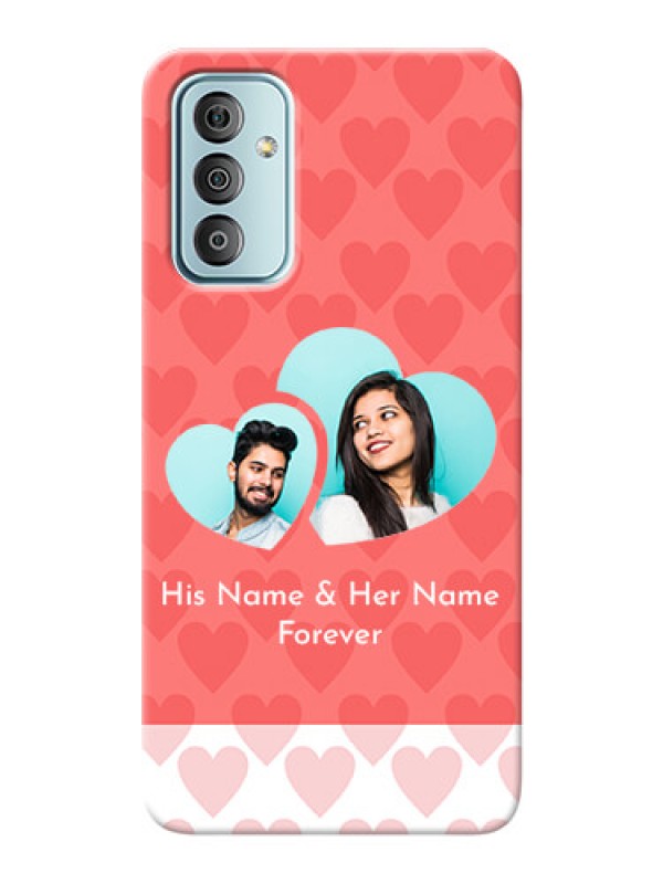 Custom Galaxy F23 personalized phone covers: Couple Pic Upload Design