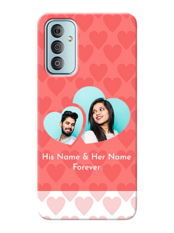 Custom Galaxy F23 personalized phone covers: Couple Pic Upload Design