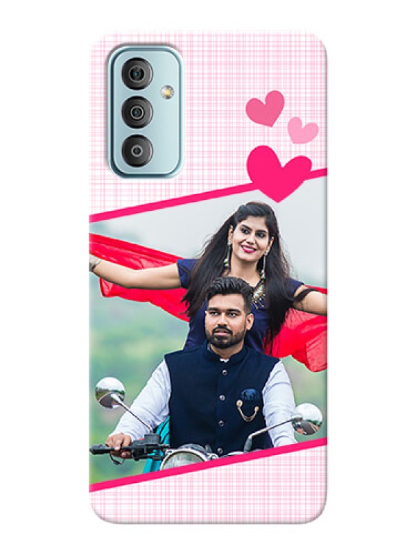 Custom Galaxy F23 Personalised Phone Cases: Love Shape Heart Design