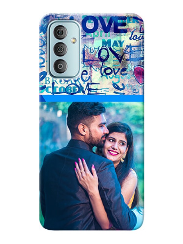 Custom Galaxy F23 Mobile Covers Online: Colorful Love Design