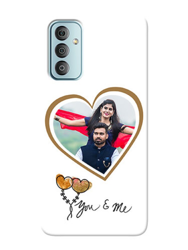 Custom Galaxy F23 customized phone cases: You & Me Design
