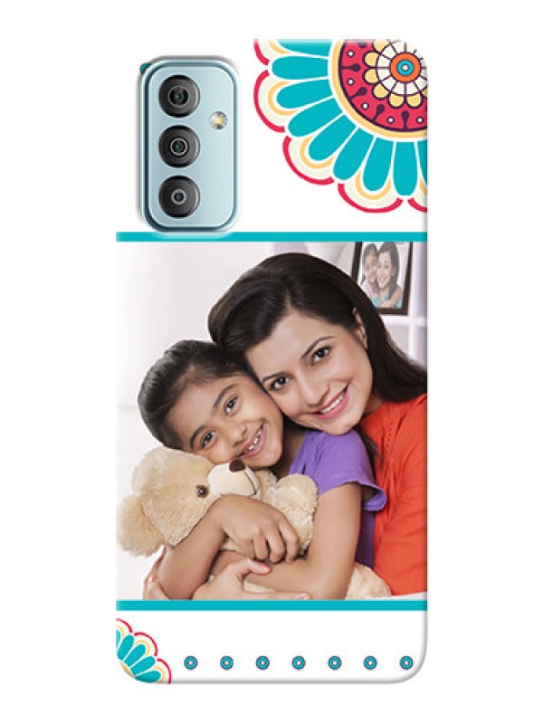 Custom Galaxy F23 custom mobile phone cases: Flower Design