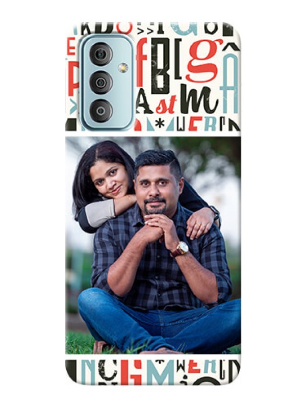 Custom Galaxy F23 custom mobile phone covers: Alphabet Design