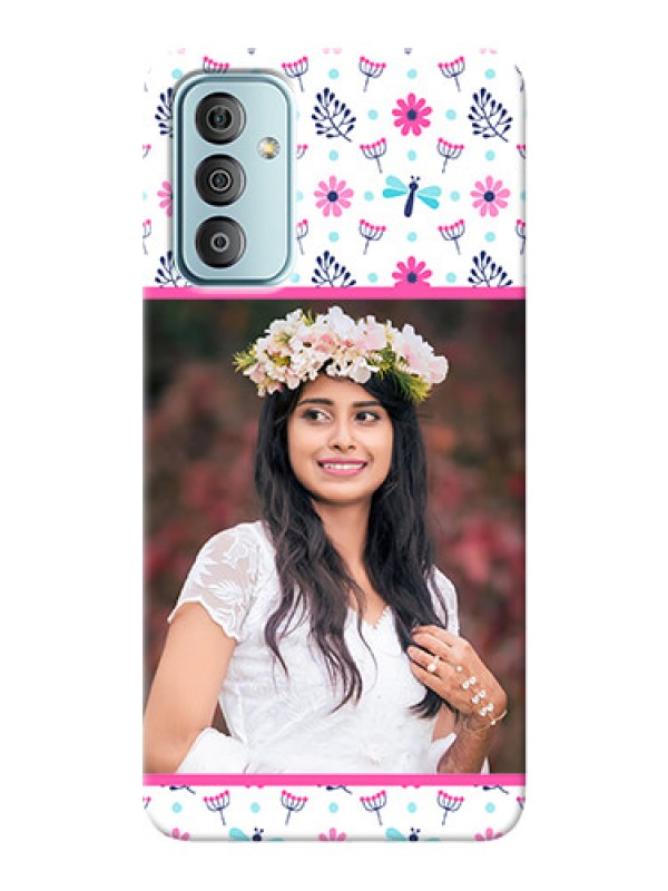 Custom Galaxy F23 Mobile Covers: Colorful Flower Design