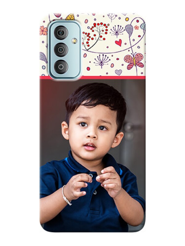 Custom Galaxy F23 phone back covers: Premium Floral Design