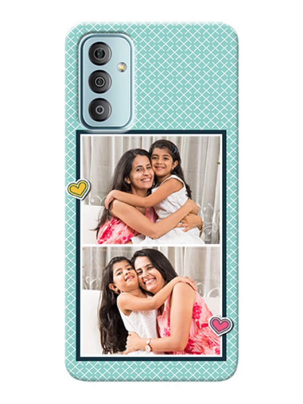 Custom Galaxy F23 Custom Phone Cases: 2 Image Holder with Pattern Design