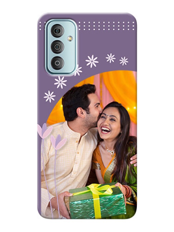 Custom Galaxy F23 Phone covers for girls: lavender flowers design 