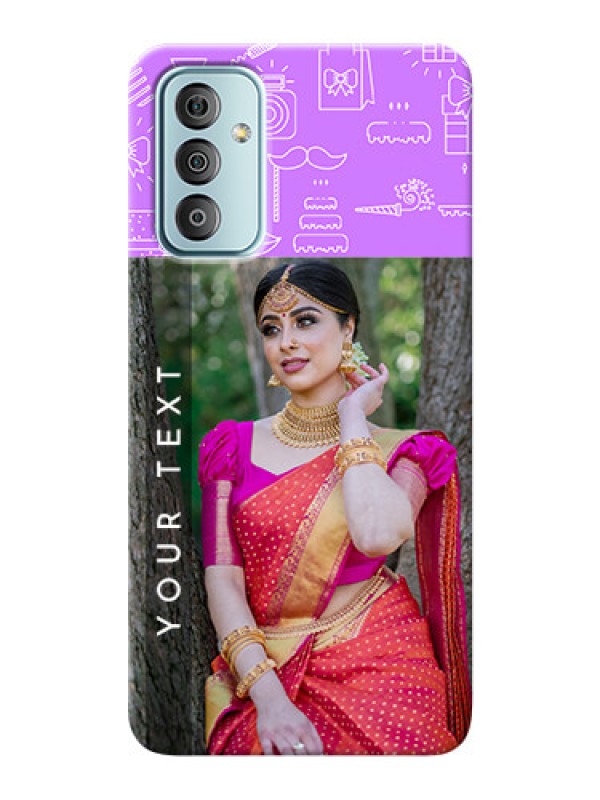 Custom Galaxy F23 Personalized Phone Cases: Birthday Icons Design