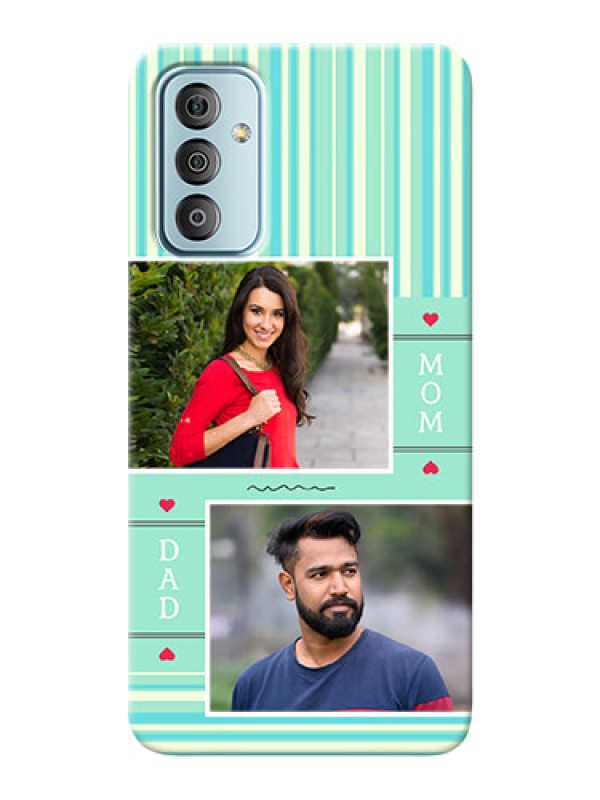 Custom Galaxy F23 custom mobile phone covers: Mom & Dad Pic Design