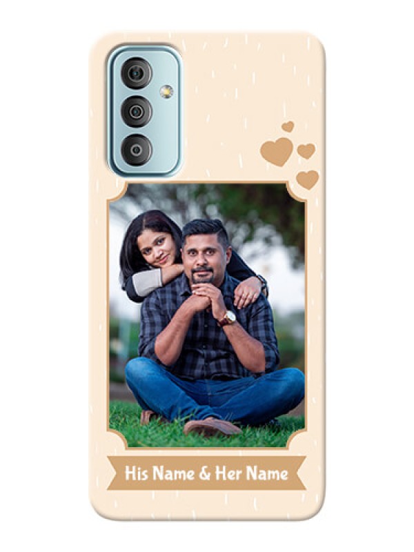 Custom Galaxy F23 mobile phone cases with confetti love design 