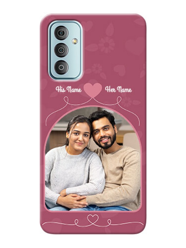 Custom Galaxy F23 mobile phone covers: Love Floral Design