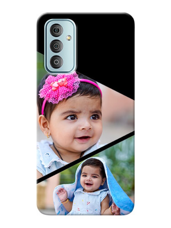 Custom Galaxy F23 mobile back covers online: Semi Cut Design